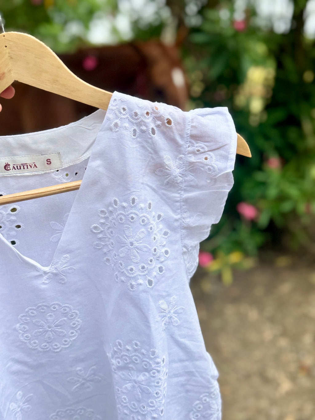 Blusa broderie