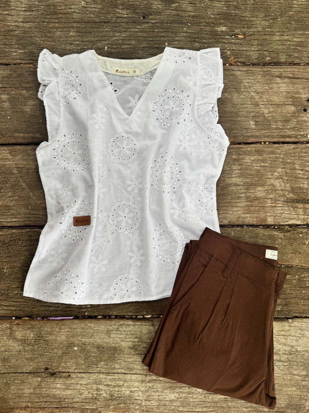 Blusa broderie